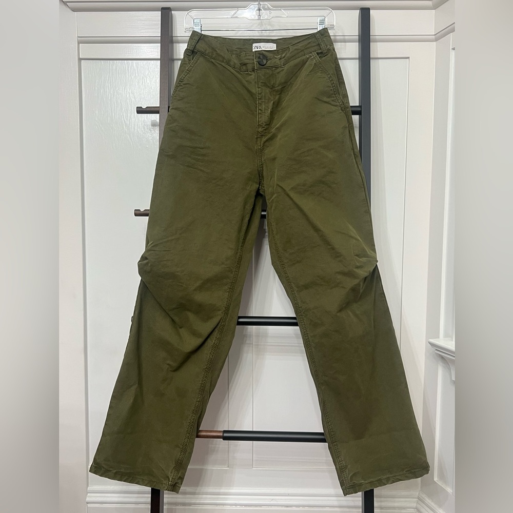Zara pleated knee trouser.